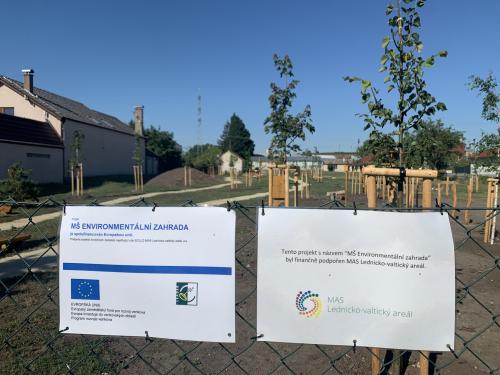 Projekt enviromentální zahrady při mateřské škole v Hlohovci